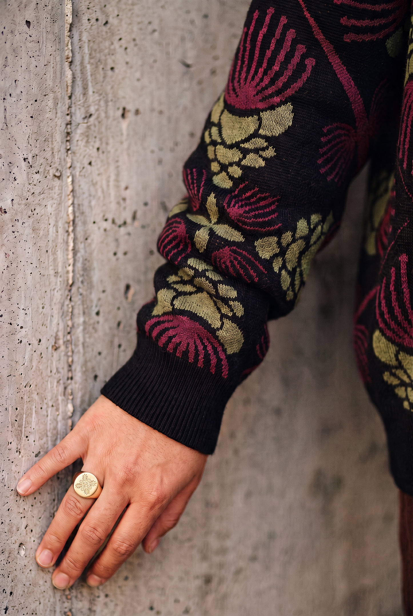 Lehua ‘Ula Hawaiian Hilo Knitted cardigan