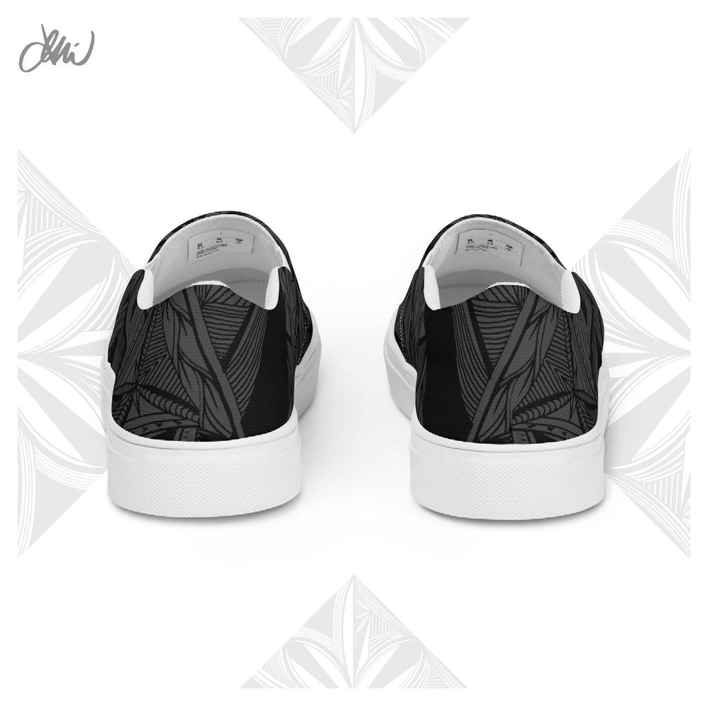 Black Tatau Women’s slip-on canvas shoes