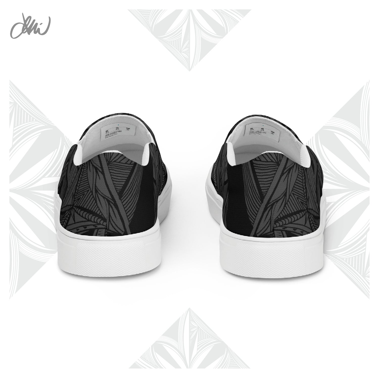 Black Tatau Women’s slip-on canvas shoes