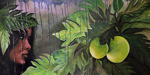 "Kū's Gift" Canvas Print 15" x 30"