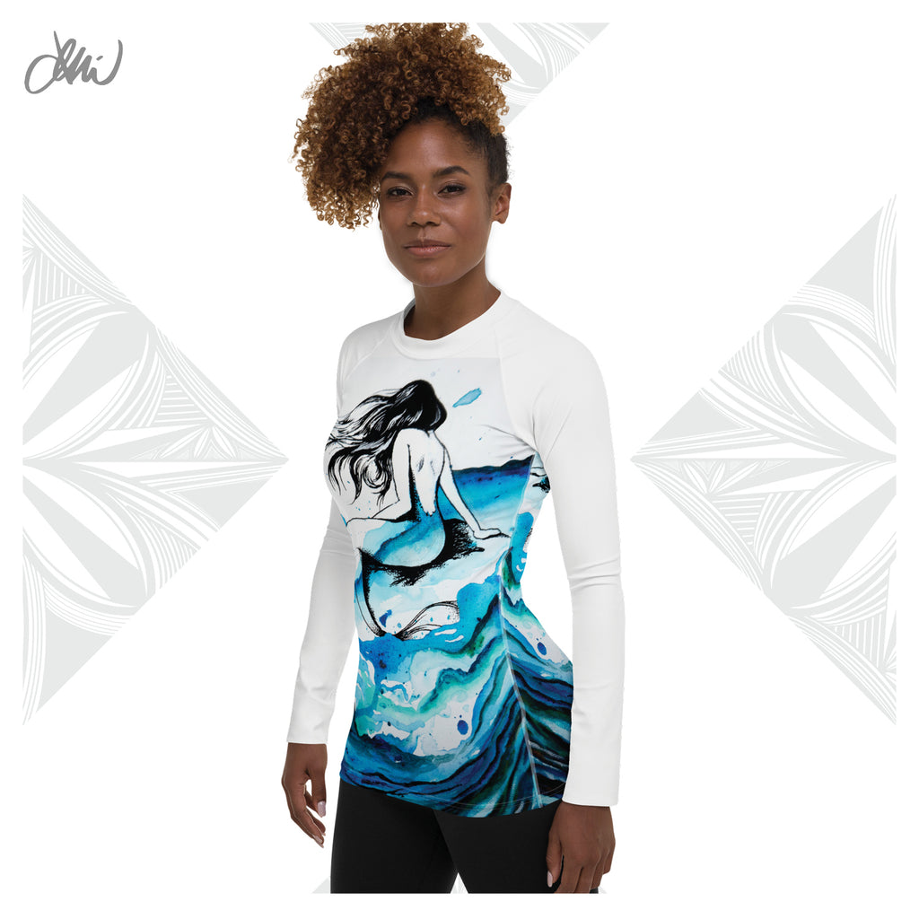 Mermaid Dreams Women's Rash Guard