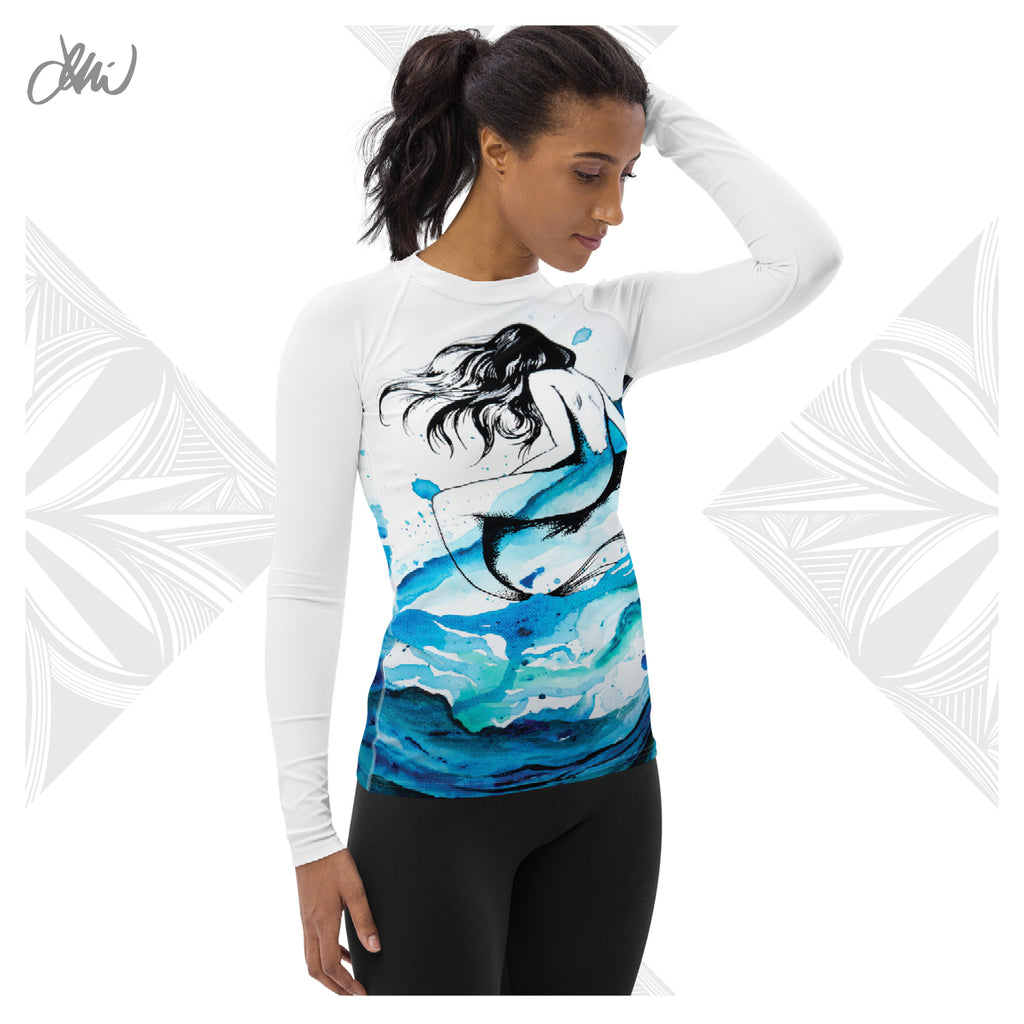 Mermaid Dreams Women's Rash Guard