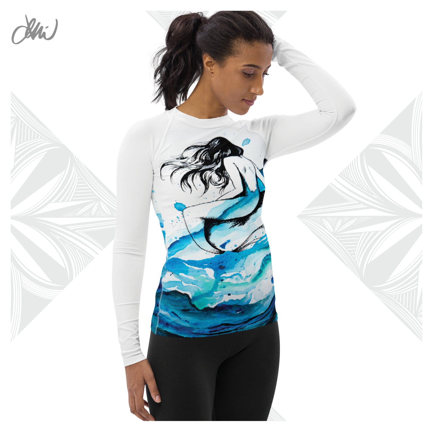 Mermaid Dreams Women's Rash Guard