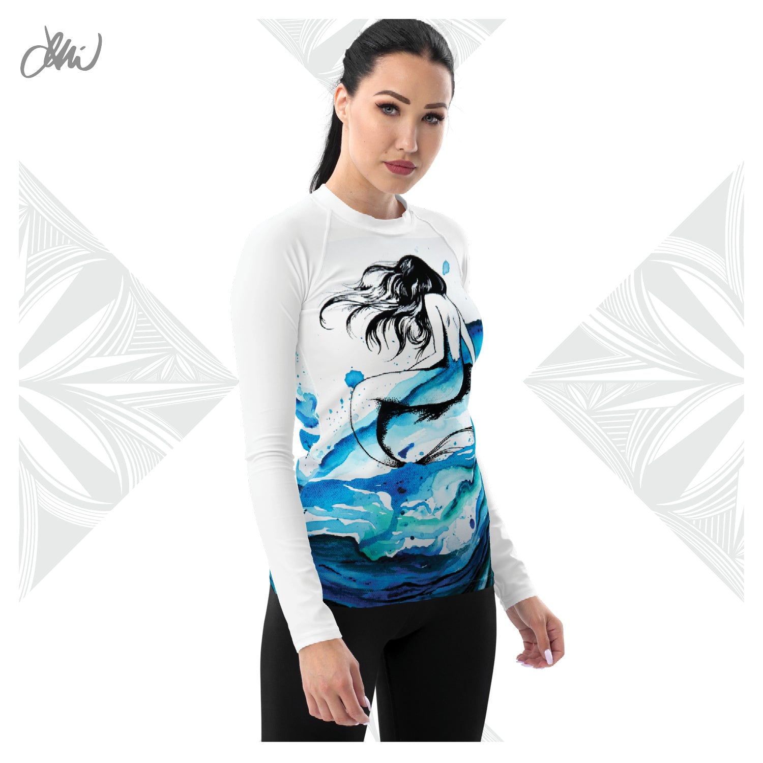 Mermaid Dreams Women's Rash Guard