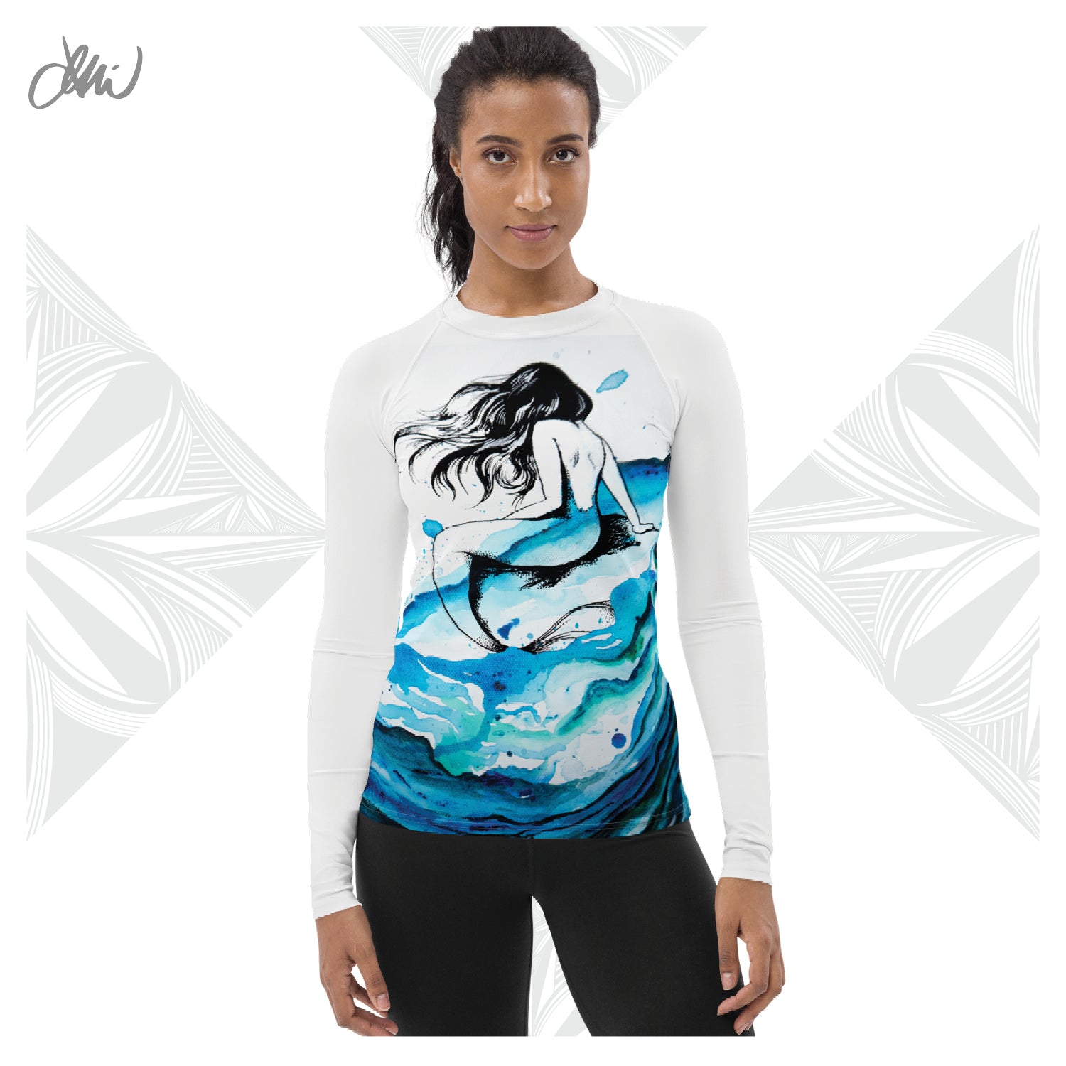 Mermaid Dreams Women's Rash Guard