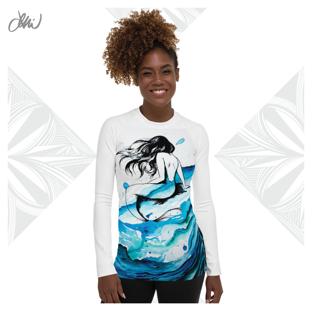 Mermaid Dreams Women's Rash Guard