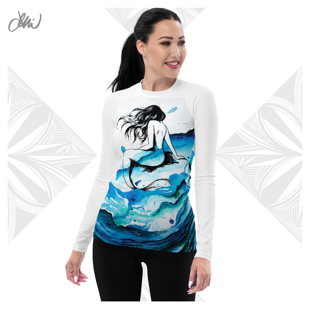 Mermaid Dreams Women's Rash Guard