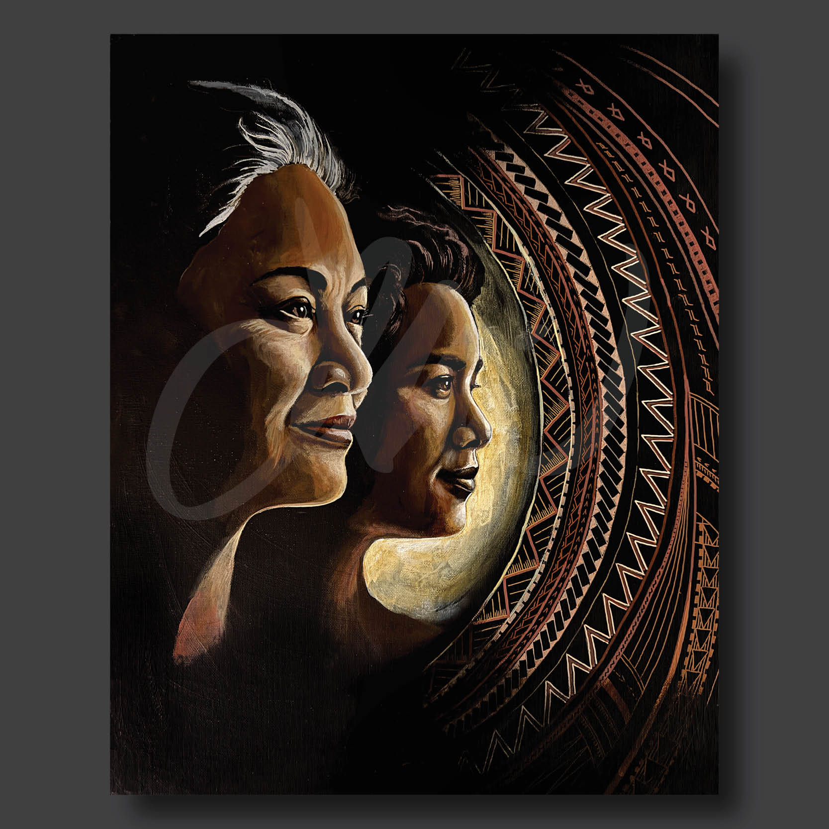 “O le ala i le pule o le tautua.”