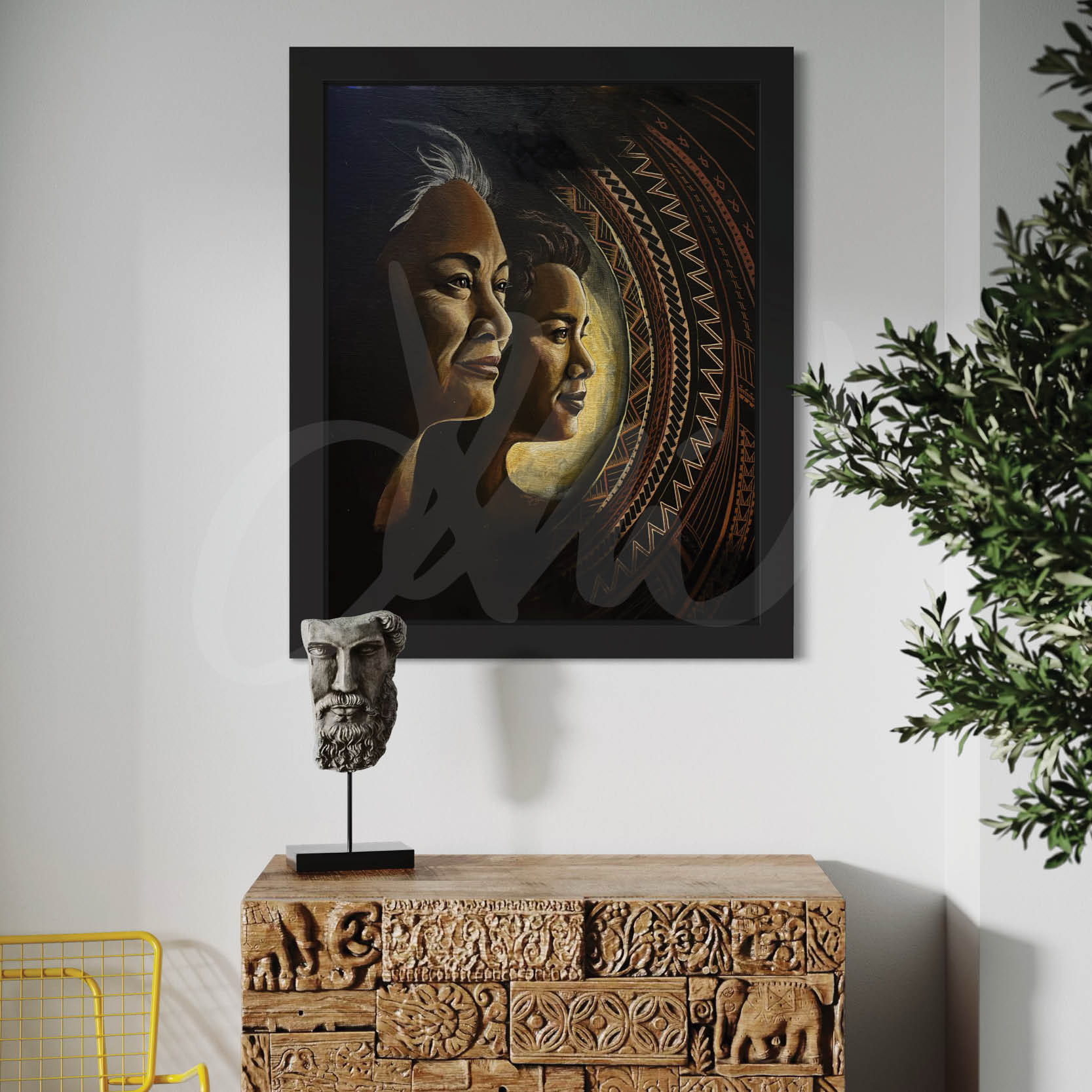 “O le ala i le pule o le tautua.”