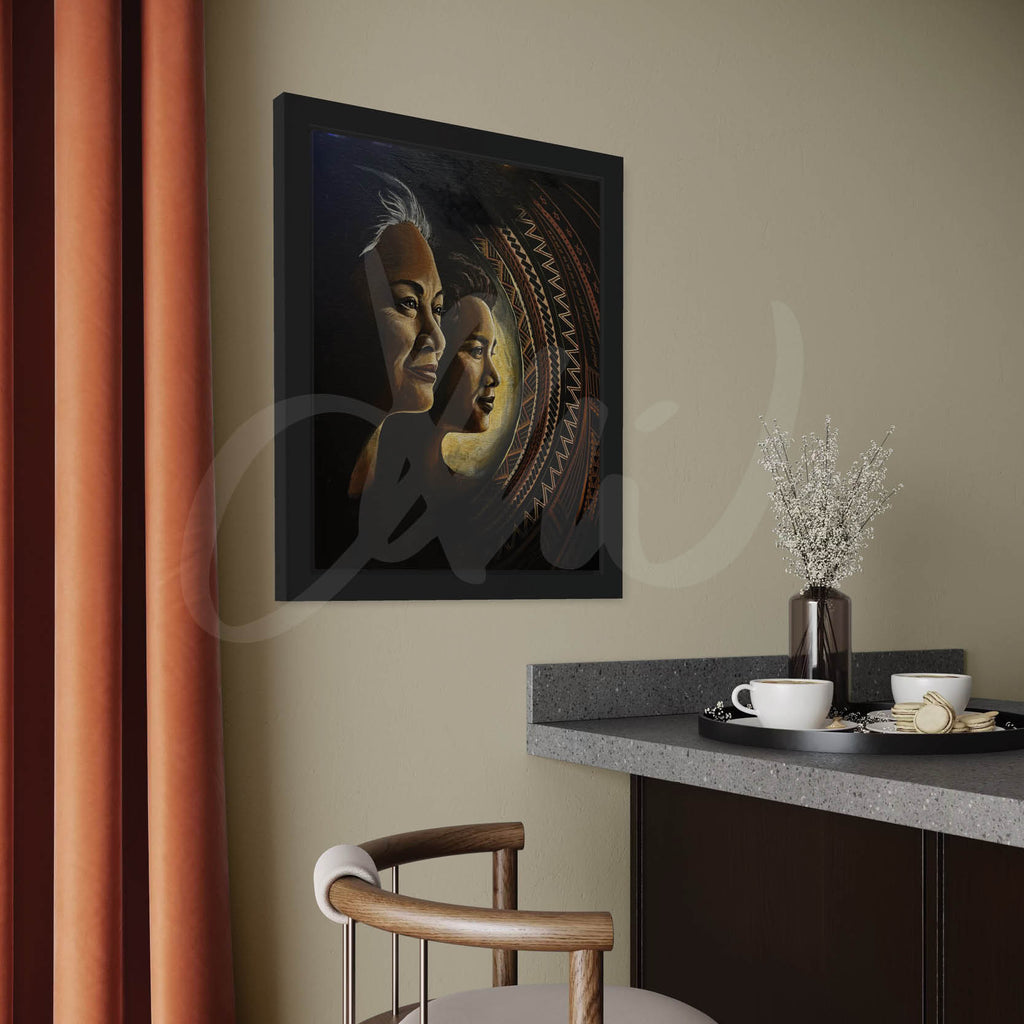 “O le ala i le pule o le tautua.”