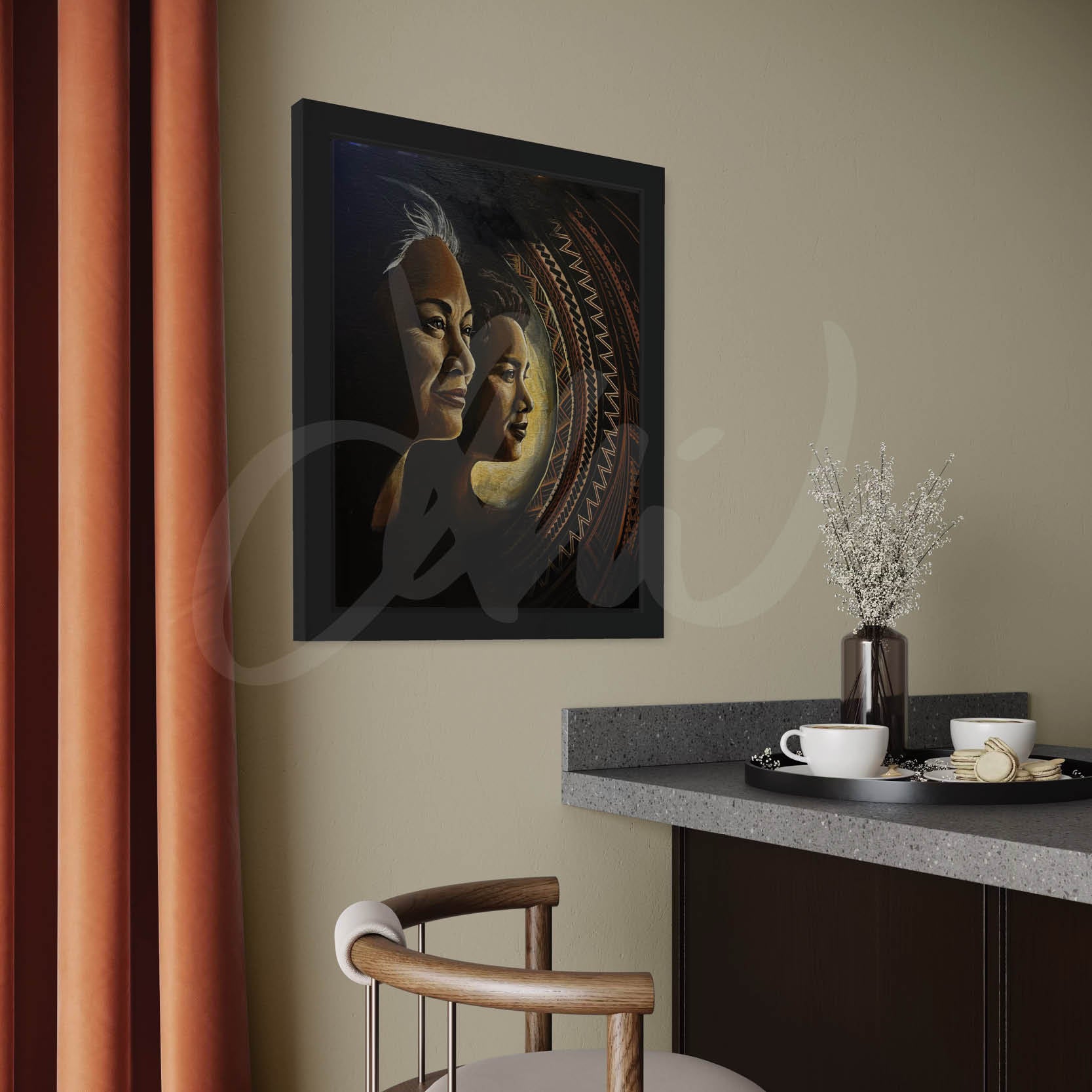 “O le ala i le pule o le tautua.”