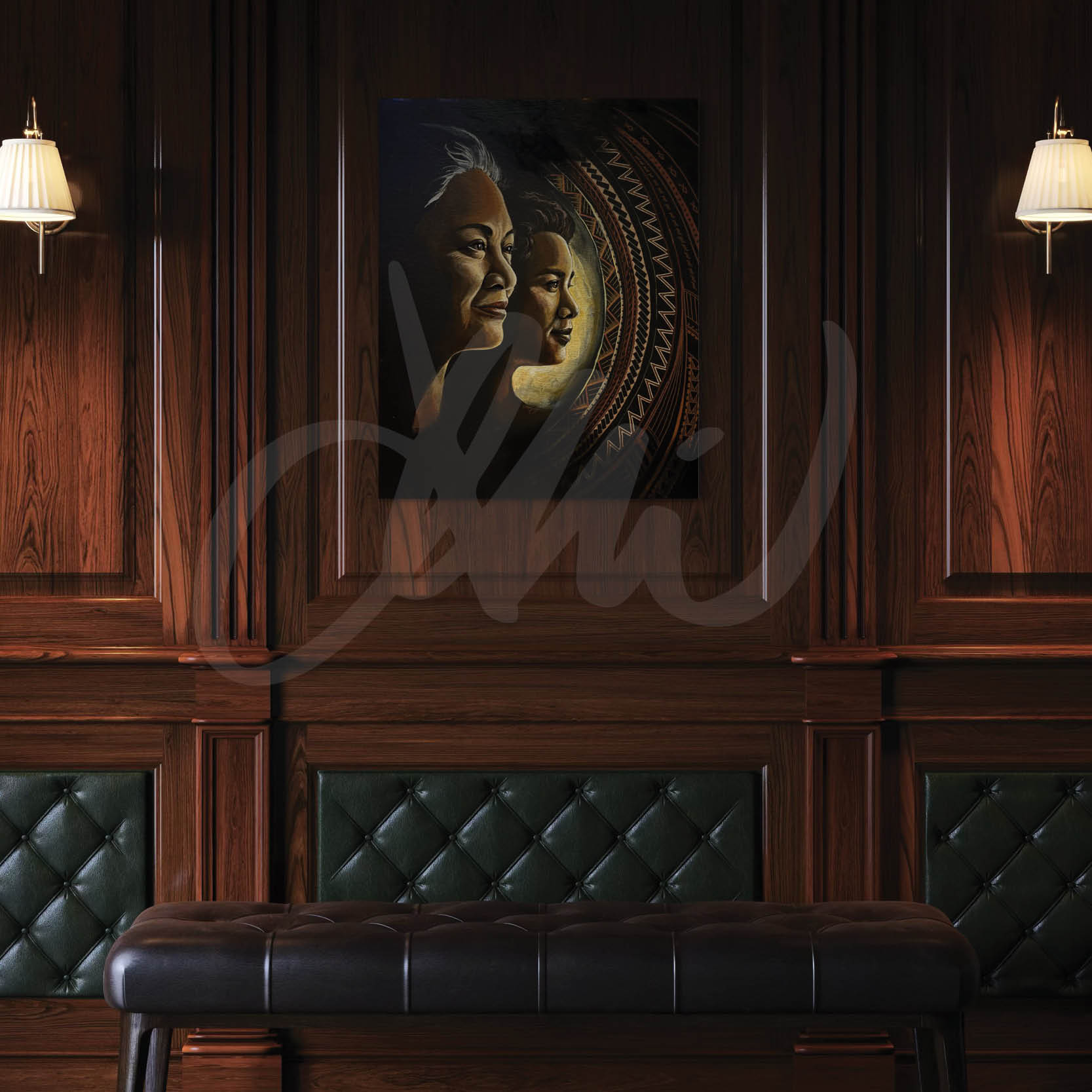 “O le ala i le pule o le tautua.”