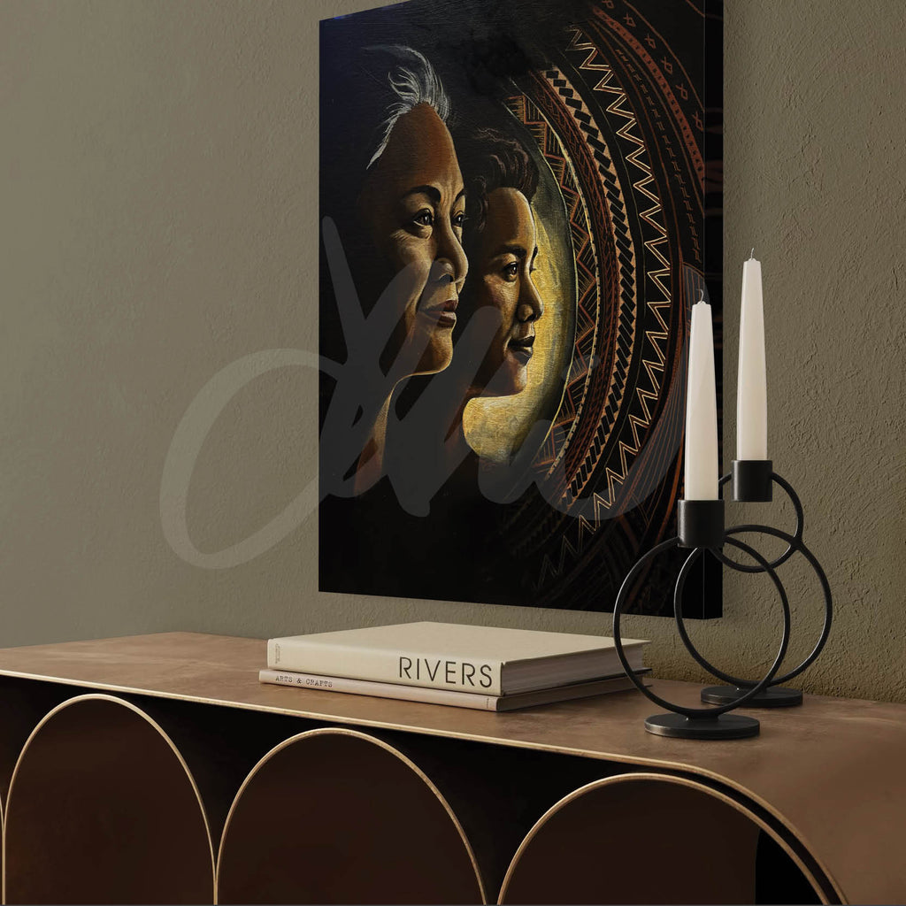 “O le ala i le pule o le tautua.”