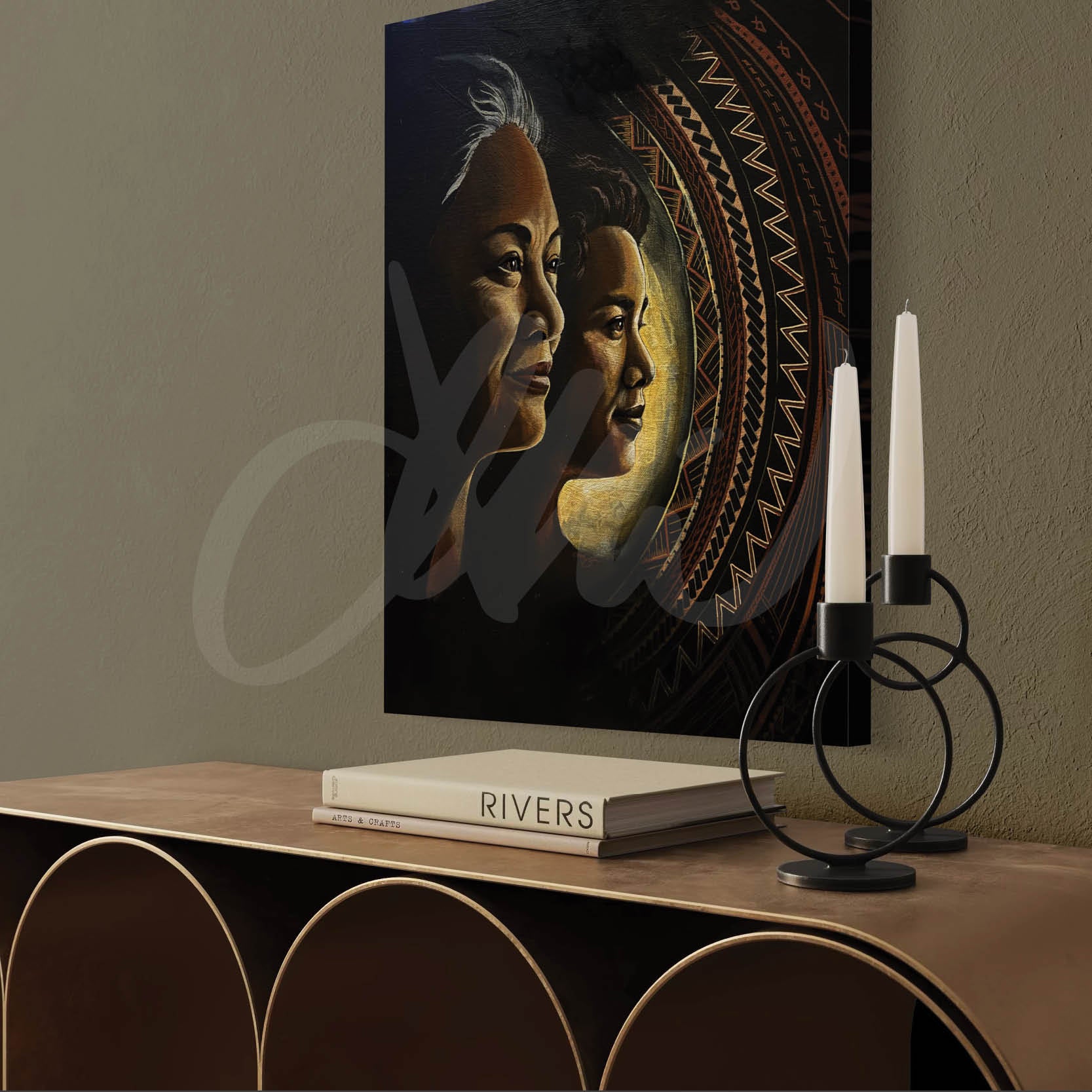 “O le ala i le pule o le tautua.”