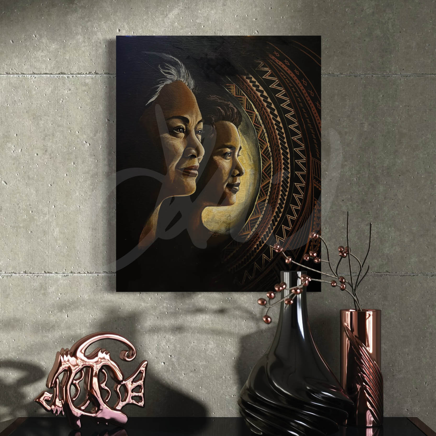 “O le ala i le pule o le tautua.”