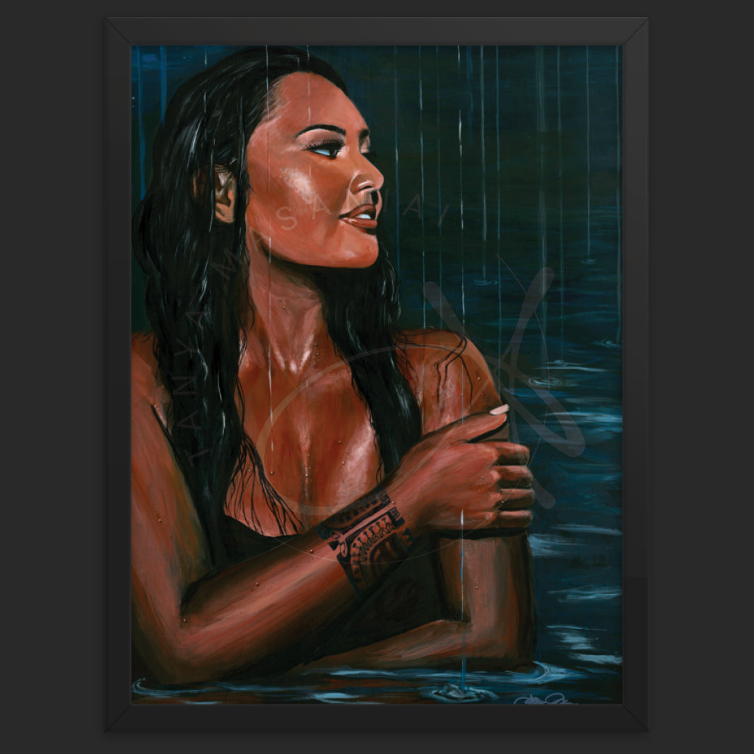 "Rain" Framed poster