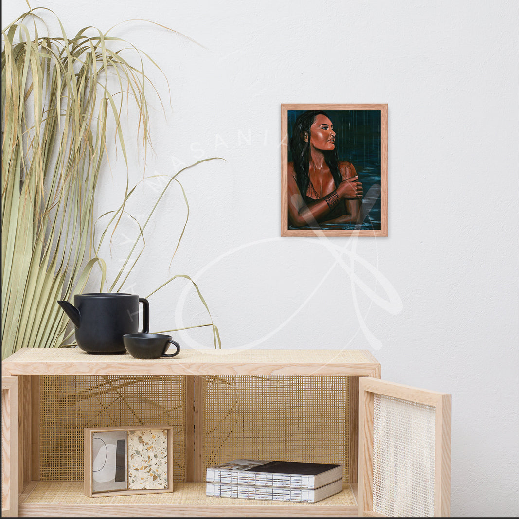 "Rain" Framed poster