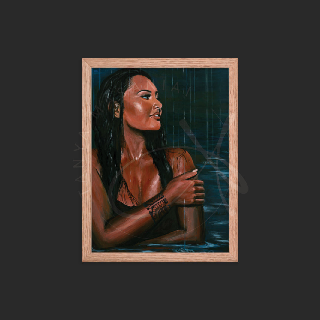"Rain" Framed poster