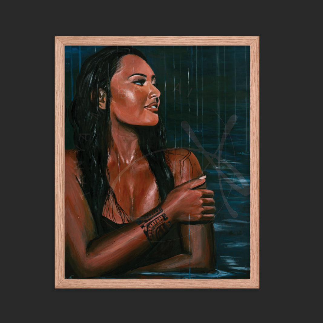 "Rain" Framed poster