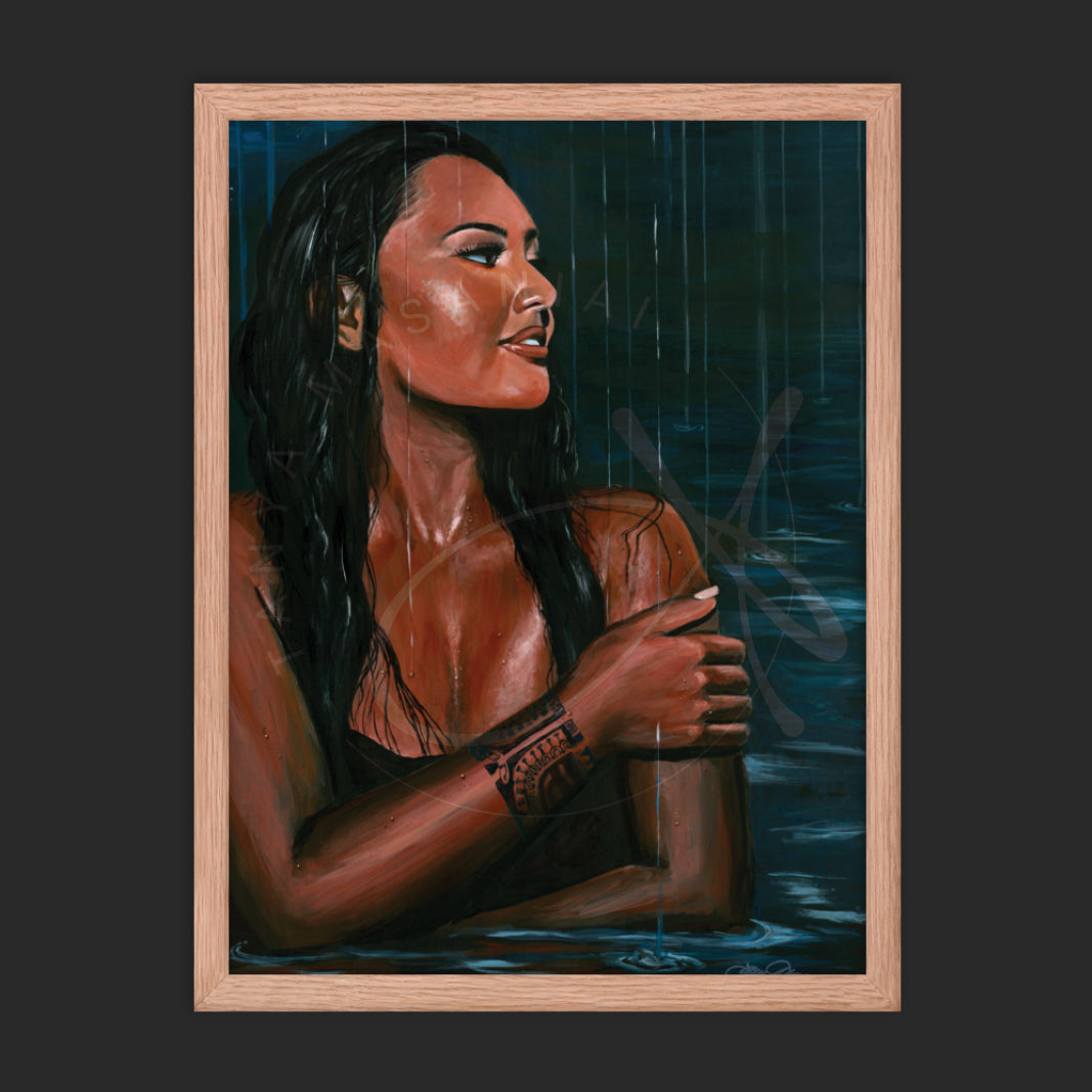 "Rain" Framed poster