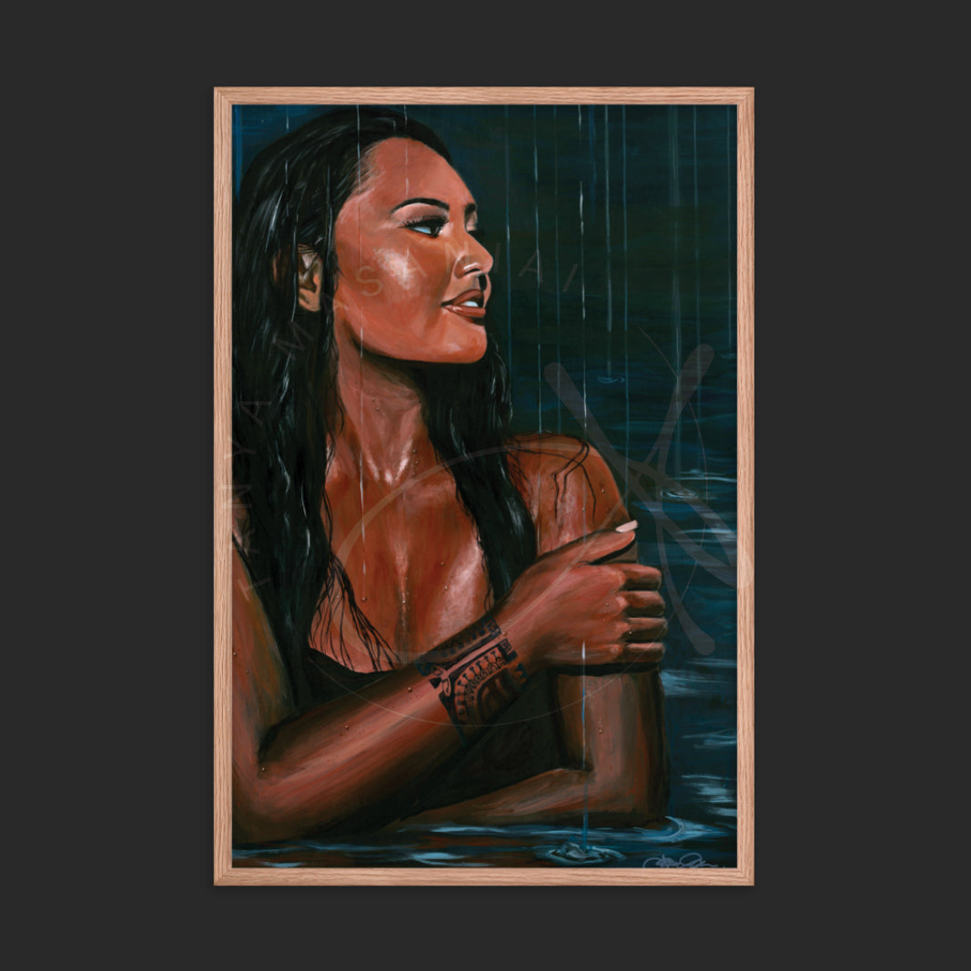 "Rain" Framed poster