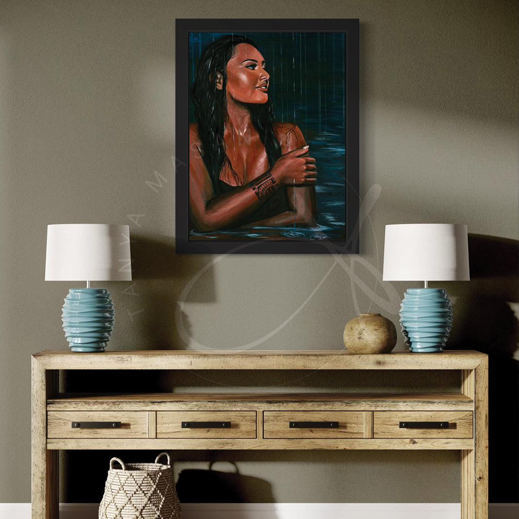 "Rain" Framed poster