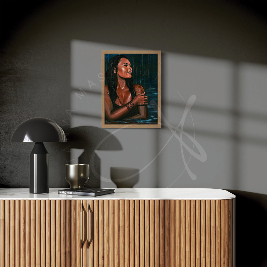 "Rain" Framed poster
