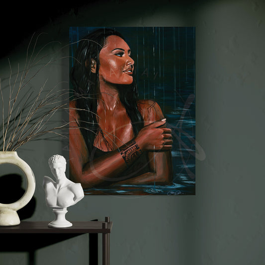 "Rain" Canvas