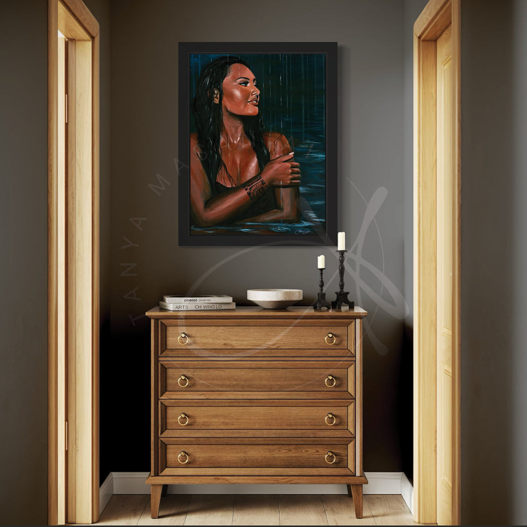 "Rain" Framed poster