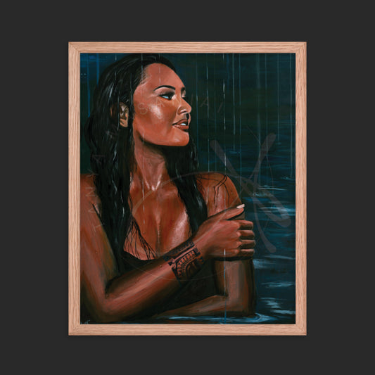 "Rain" Framed poster