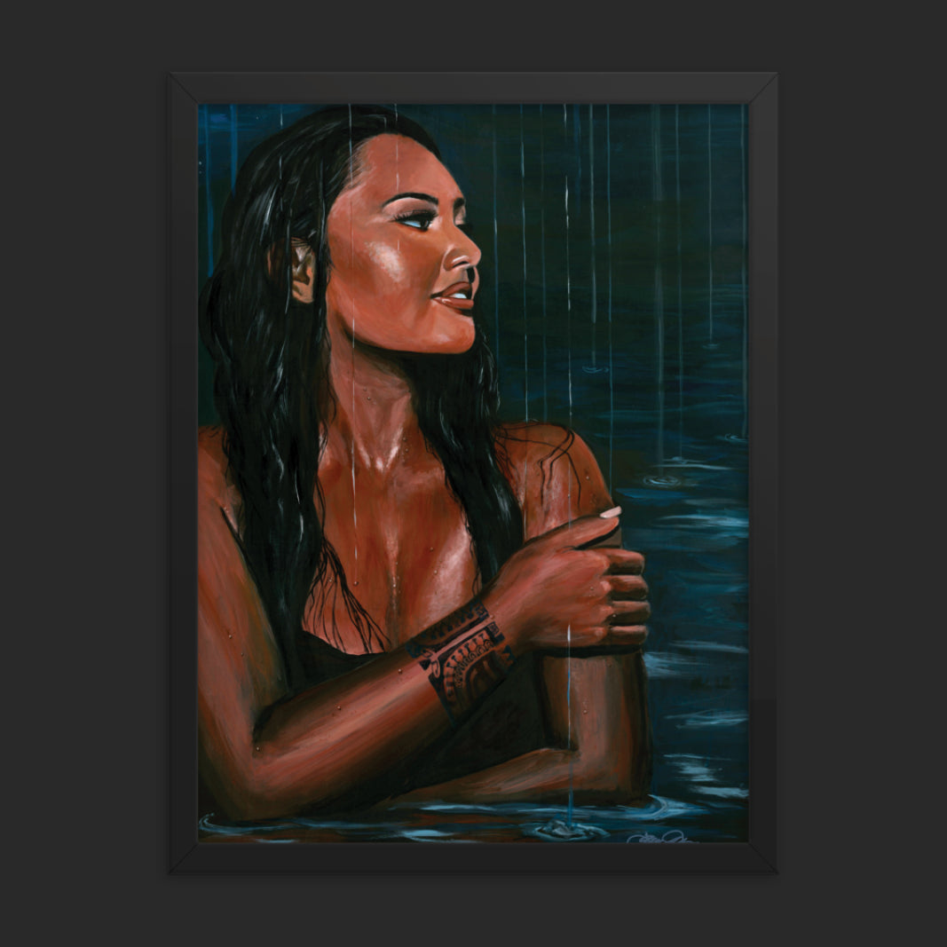 "Rain" Framed poster