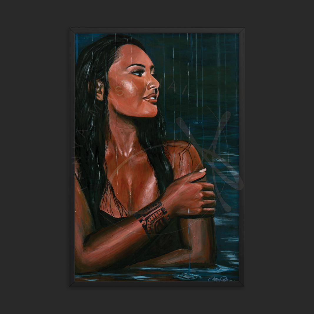 "Rain" Framed poster