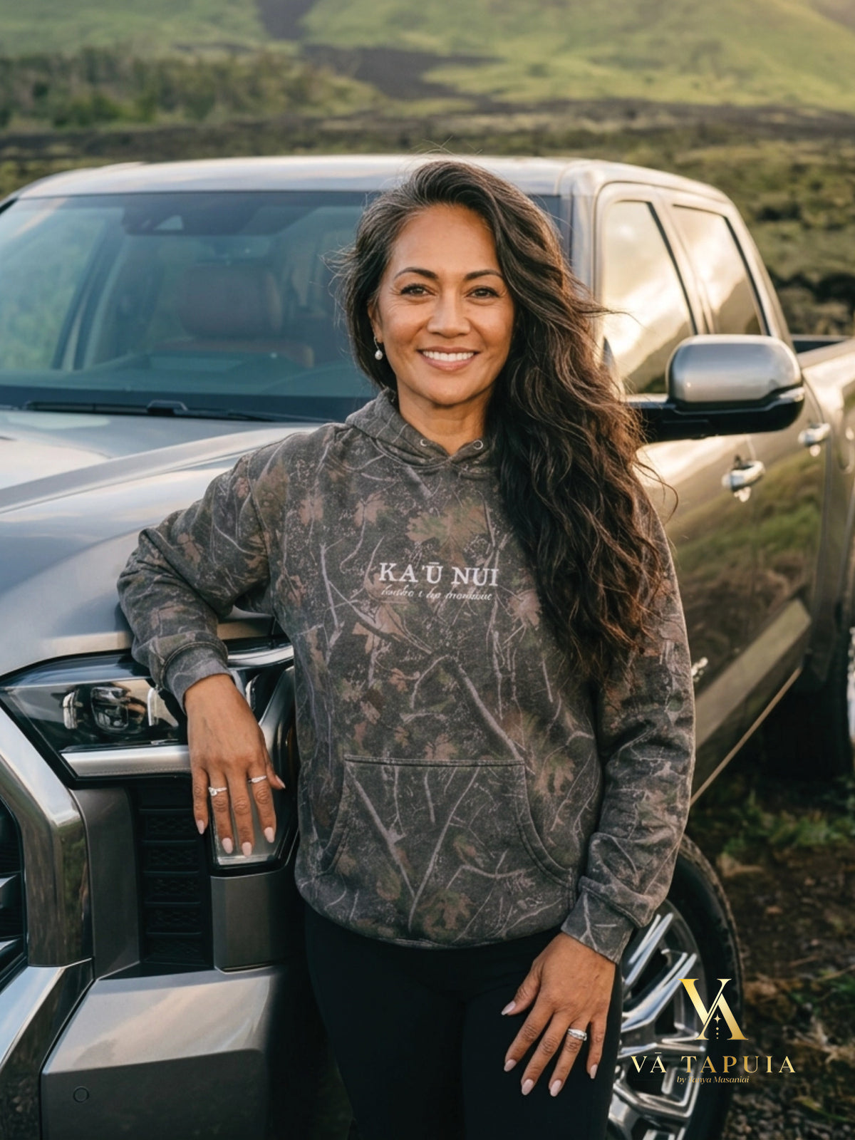Ka‘ū Nui Camo Hoodie Hawaiian Sweatshirt Ka'u Hawaii Gift Camouflage Pullover Pacific Island Hoodie Local Hawaii Clothing Gift for Him Womens