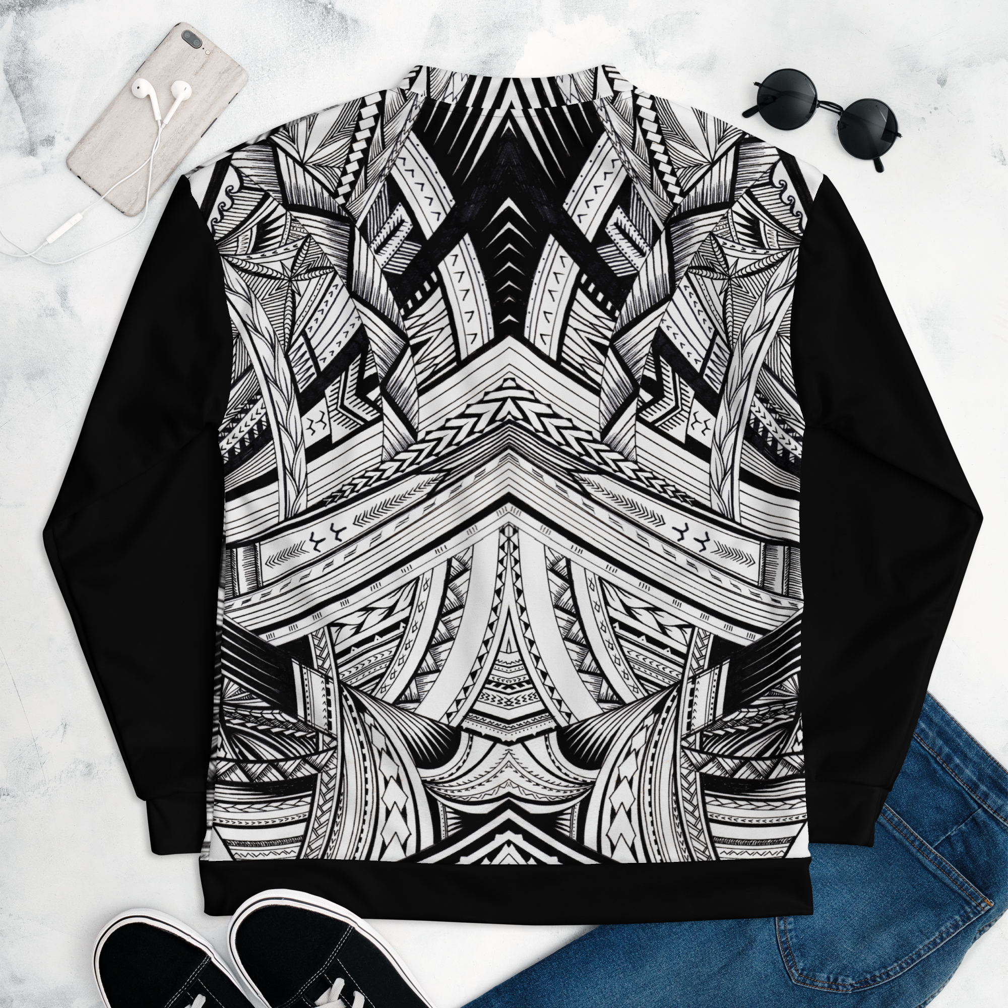 Tatau Samoa Unisex Bomber Jacket