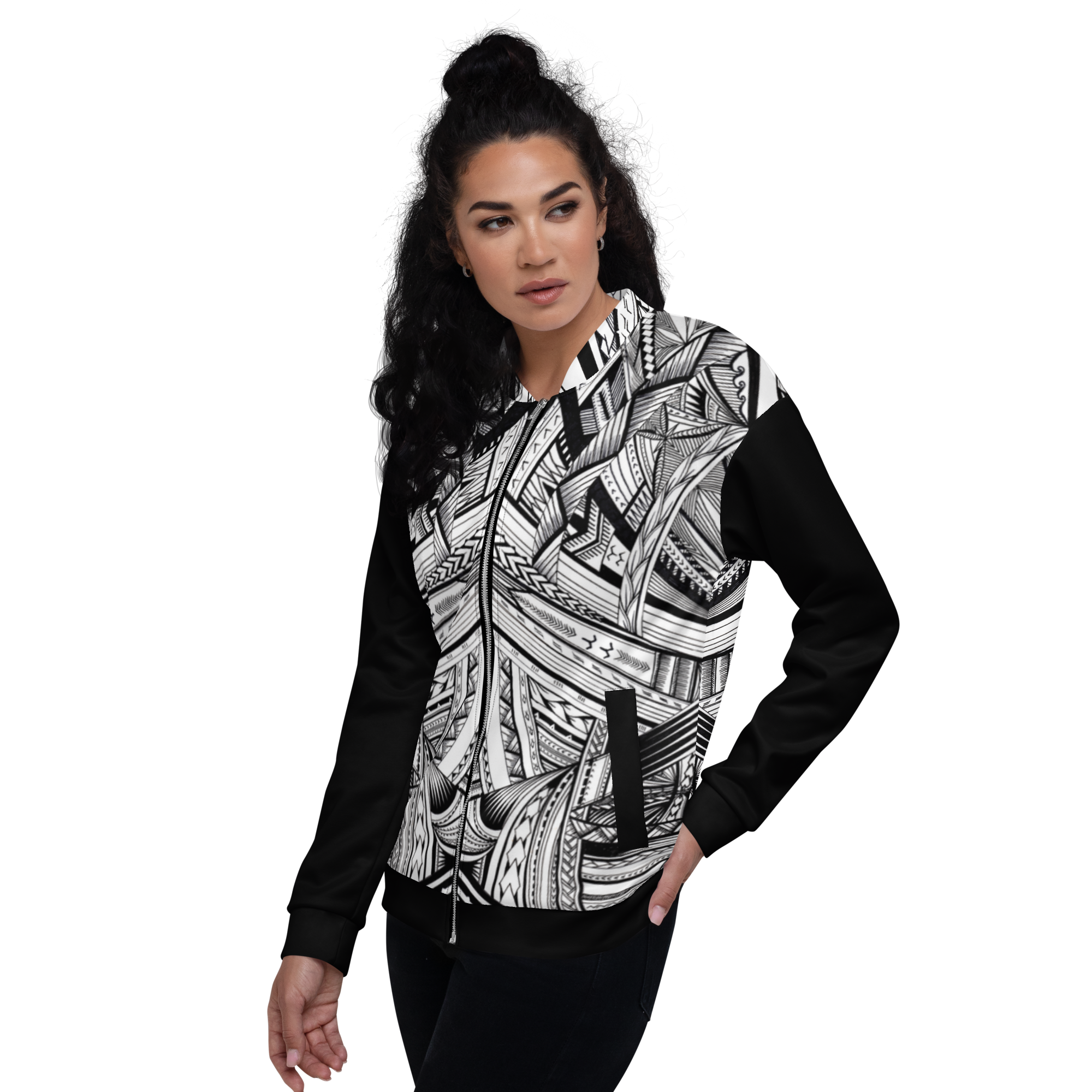 Tatau Samoa Unisex Bomber Jacket