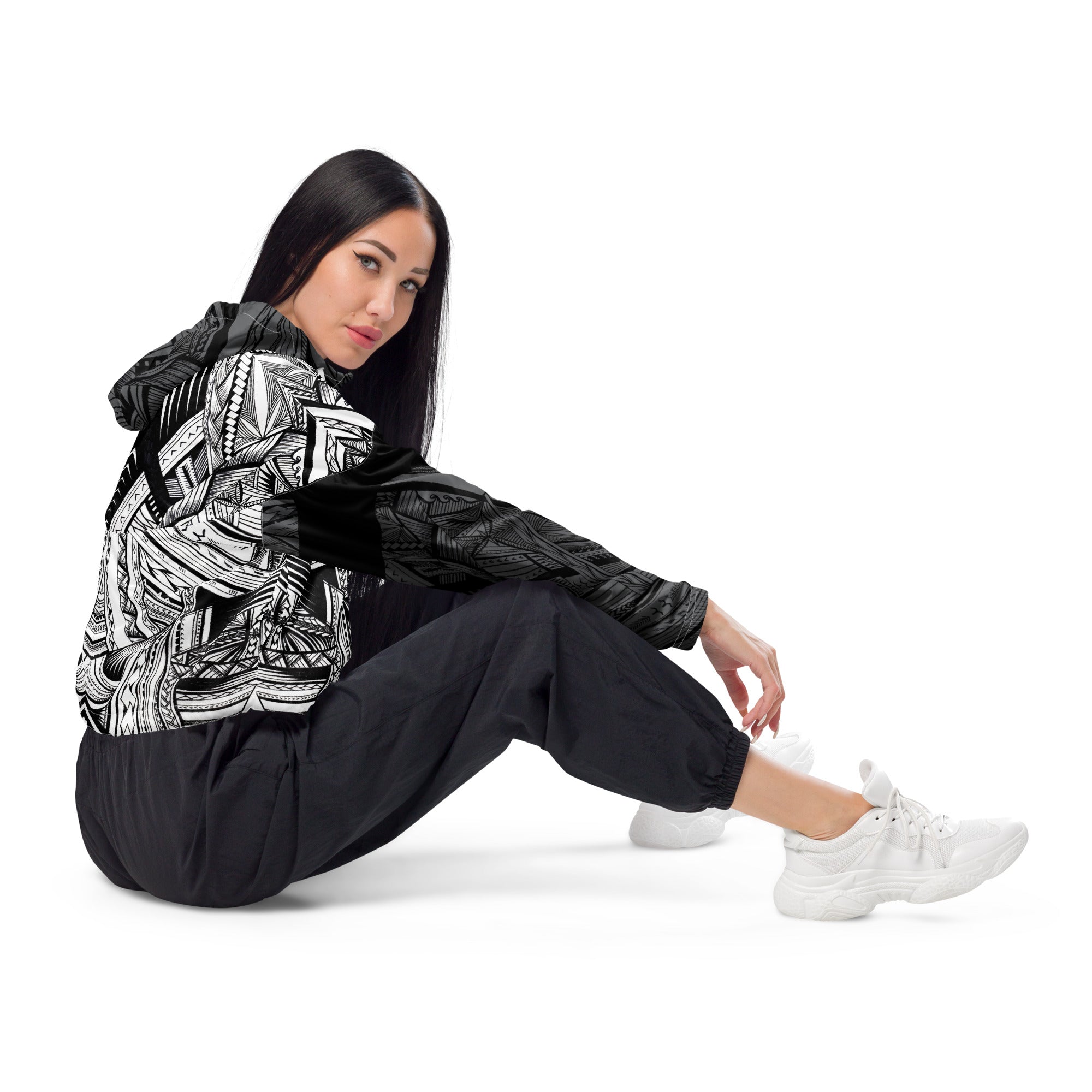 Women’s cropped windbreaker