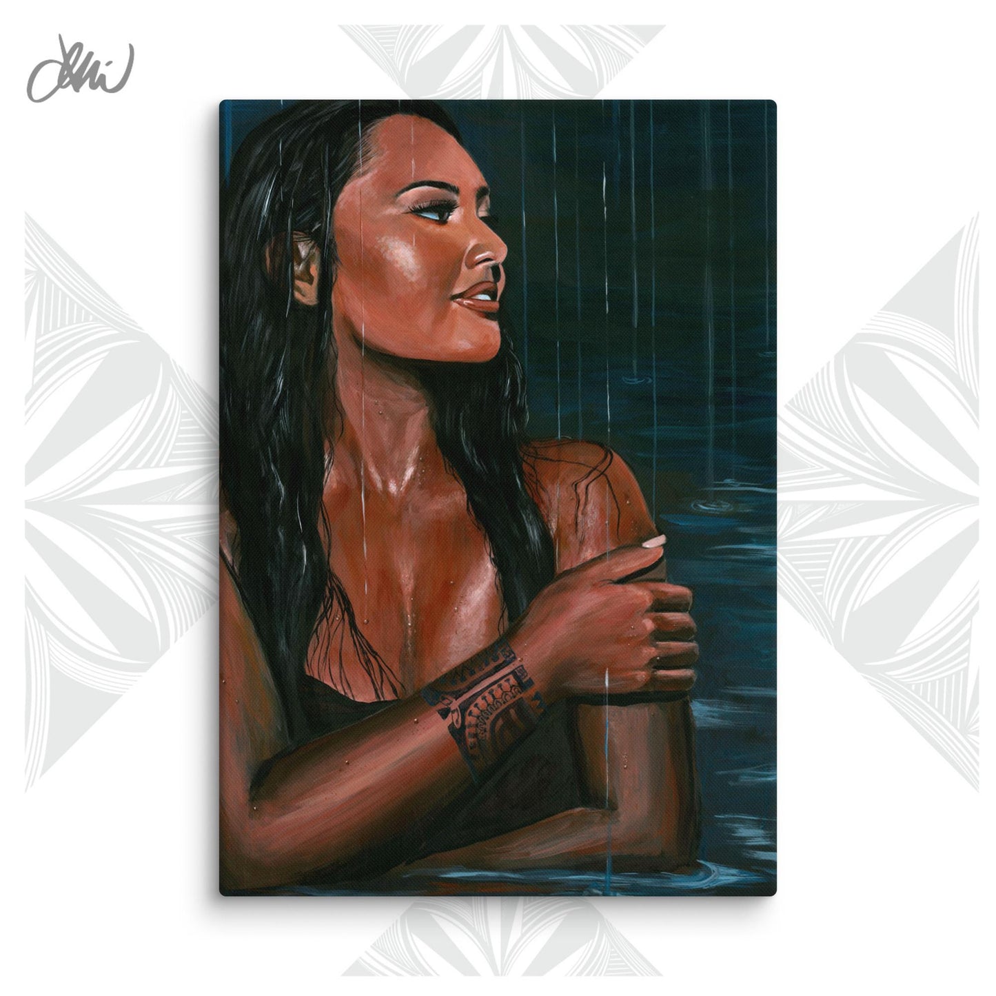 "Rain" Canvas