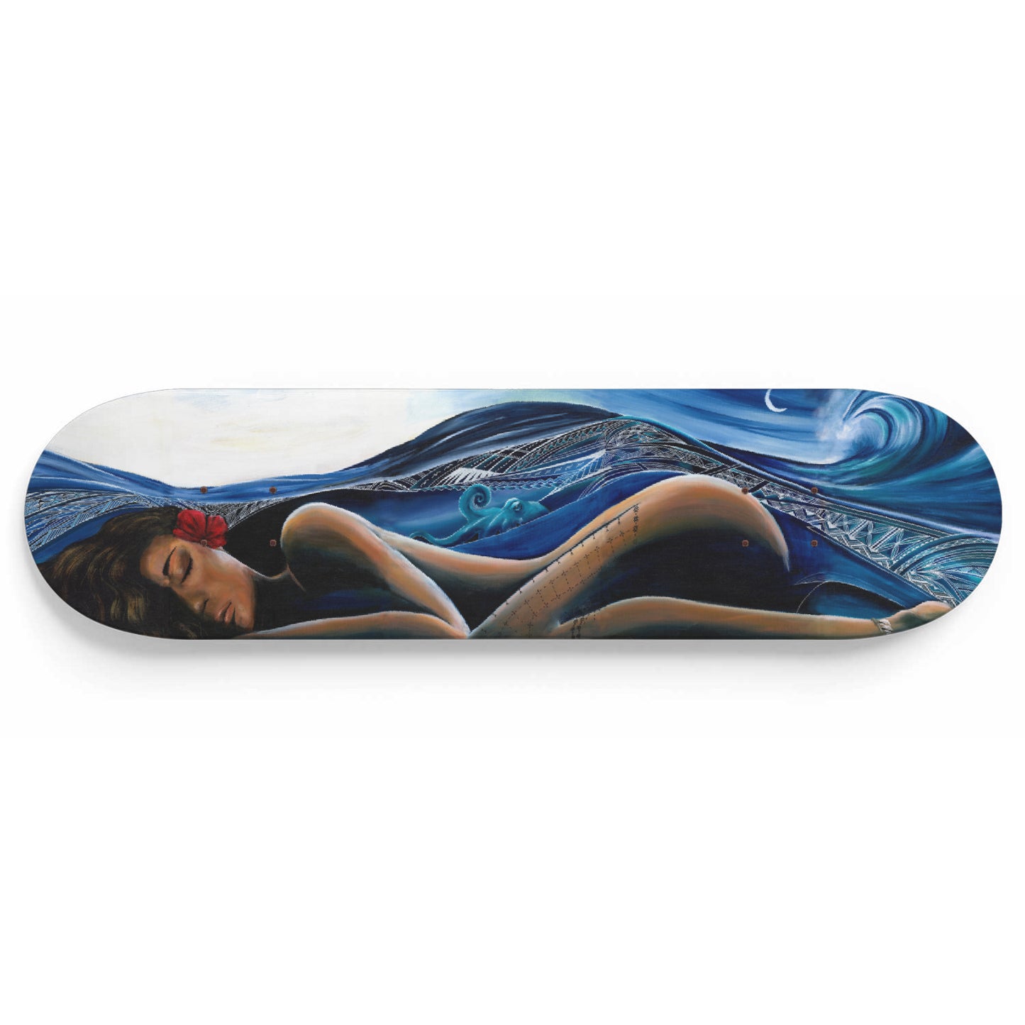 Lady Sleeps Samoa Skateboard Deck