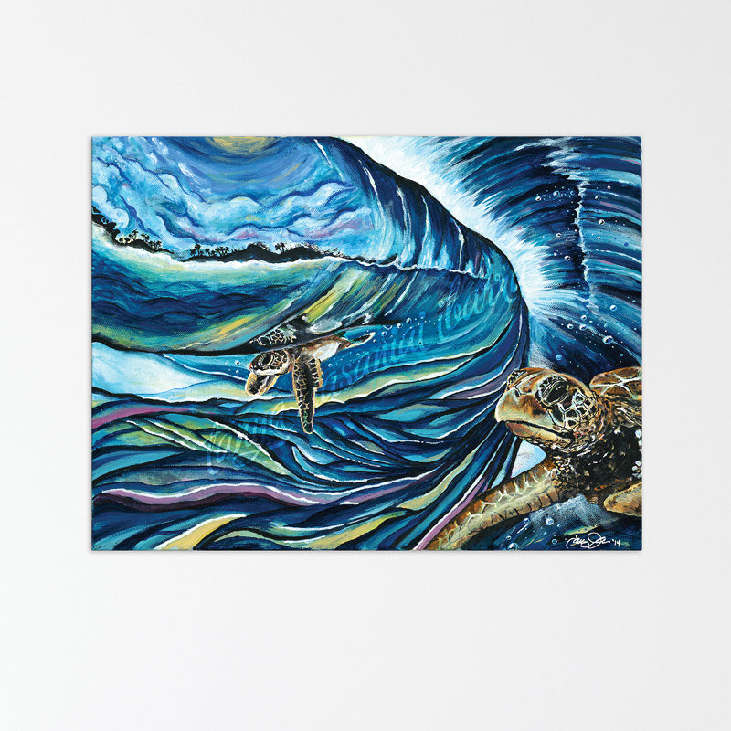 Baby Turtle Hawaii Art