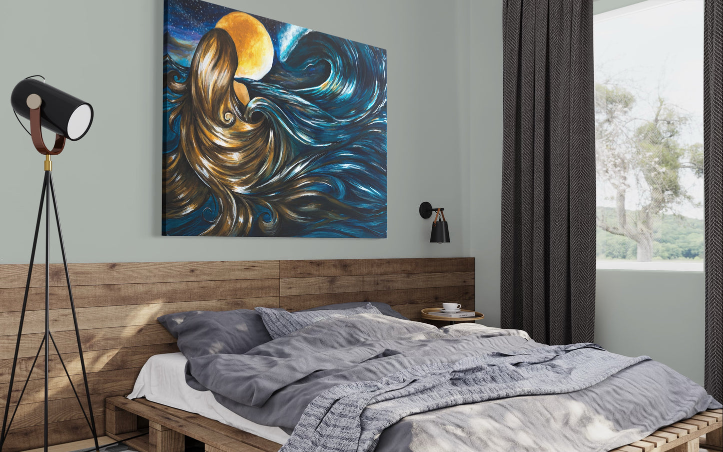 "Moon & Sea"