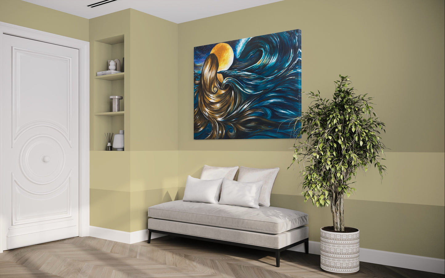 "Moon & Sea"