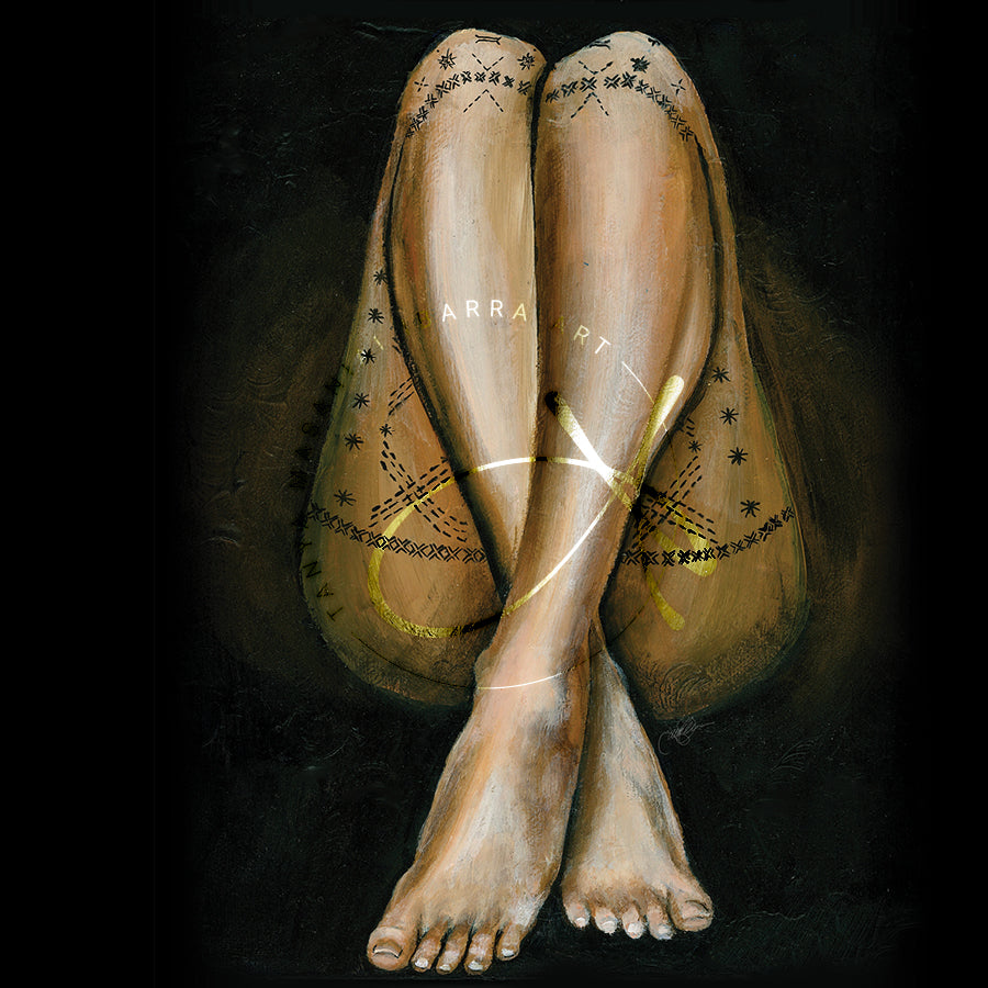 "Sacred Malu" Tatau Series Canvas Print