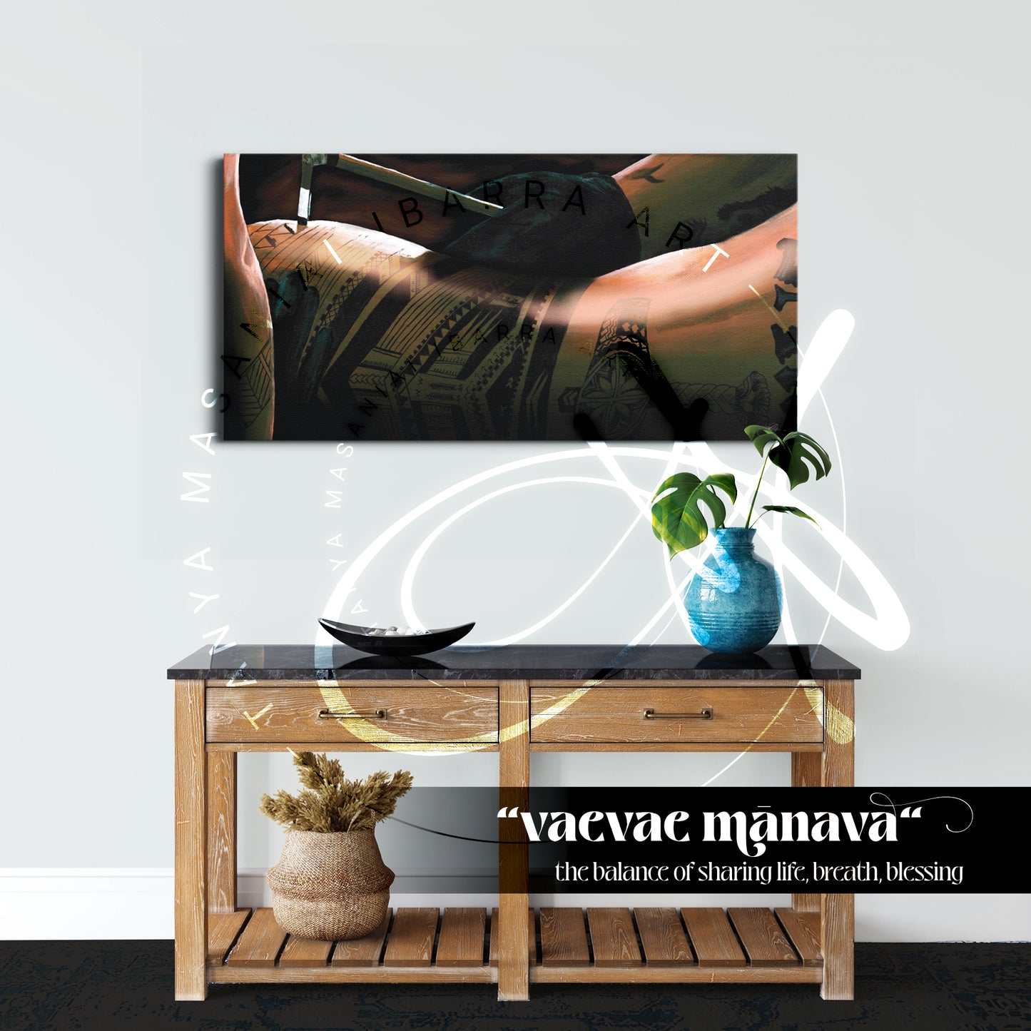 "Vaevae Mānava" canvas print