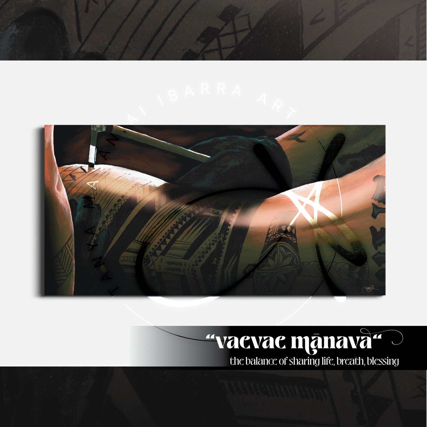"Vaevae Mānava" canvas print