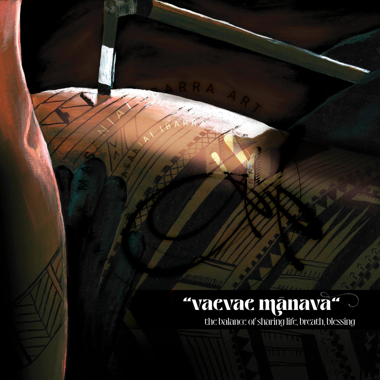 "Vaevae Mānava" canvas print