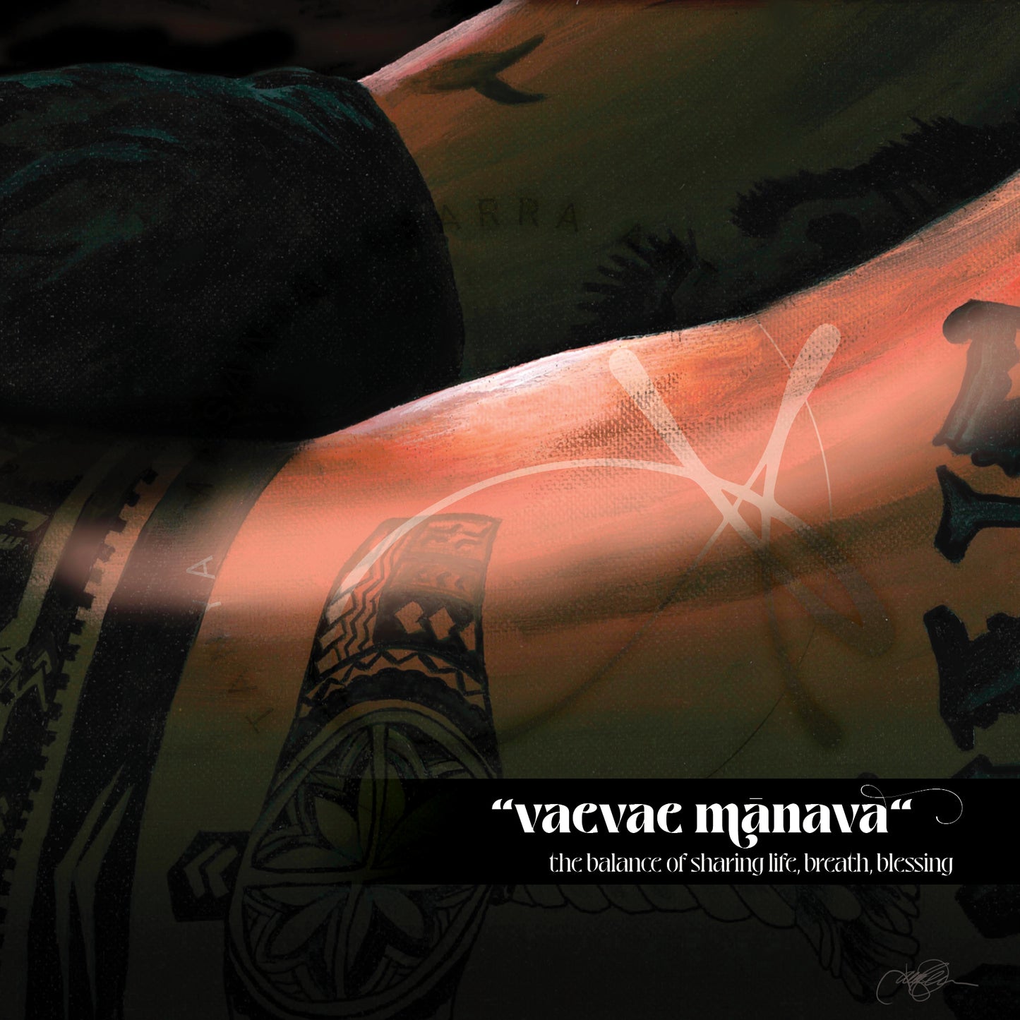 "Vaevae Mānava" canvas print