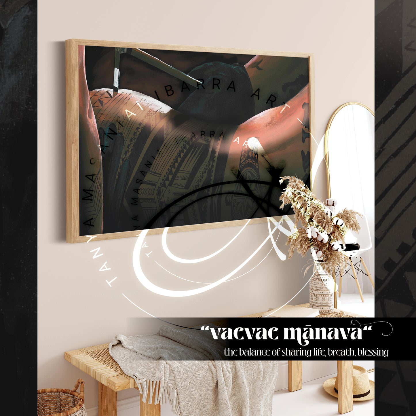 "Vaevae Mānava" canvas print