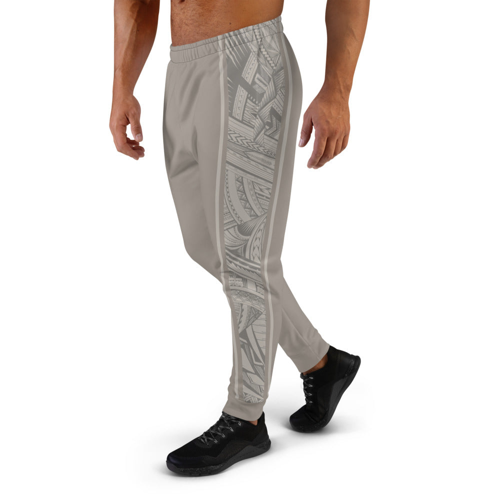 Samoan Gray Tatau Men's Joggers
