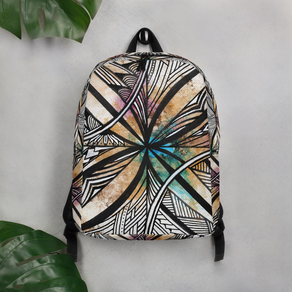 Golden Tapa Minimalist Backpack