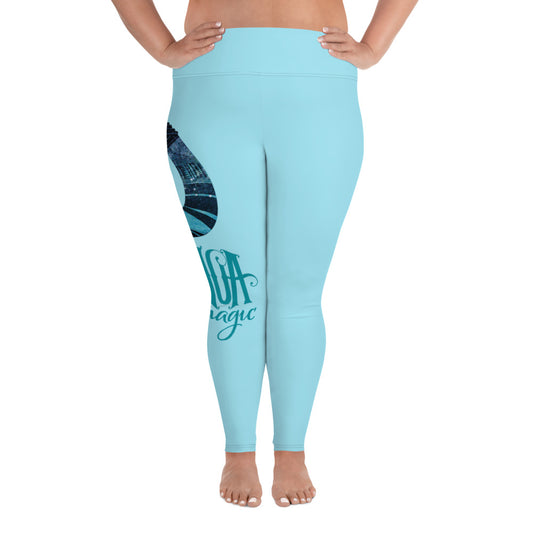 All-Over Print Plus Size Leggings
